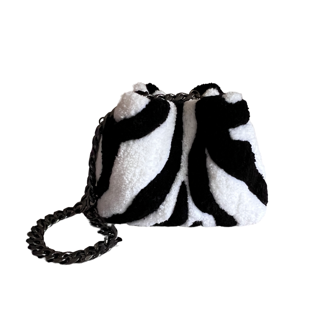 A. KAR by Adrine Karapetyan | Mini GorgBag | Black & White Zebra