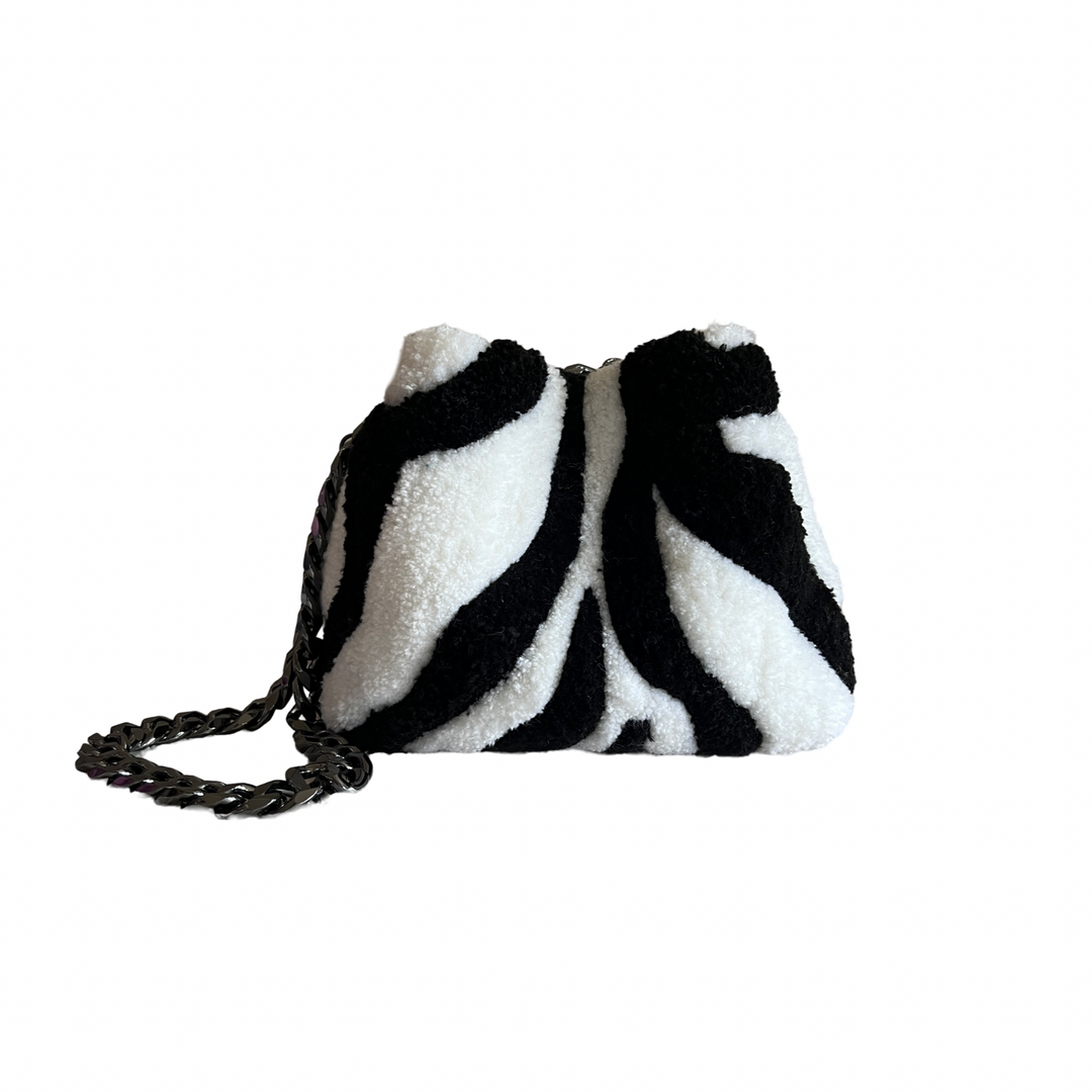 A. KAR by Adrine Karapetyan | Mini GorgBag | Black & White Zebra